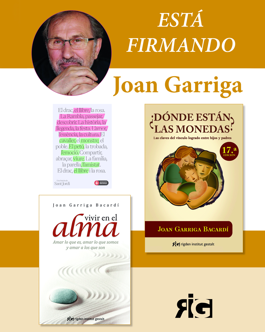 Firma de Libros en Sant Jordi - 23 de abril