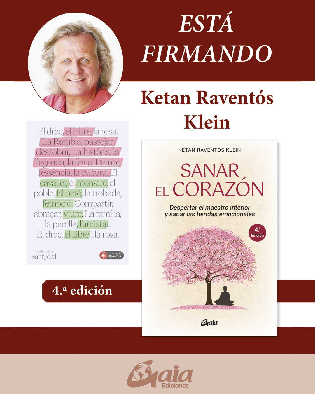 Firma de Libros en Sant Jordi - 23 de abril
