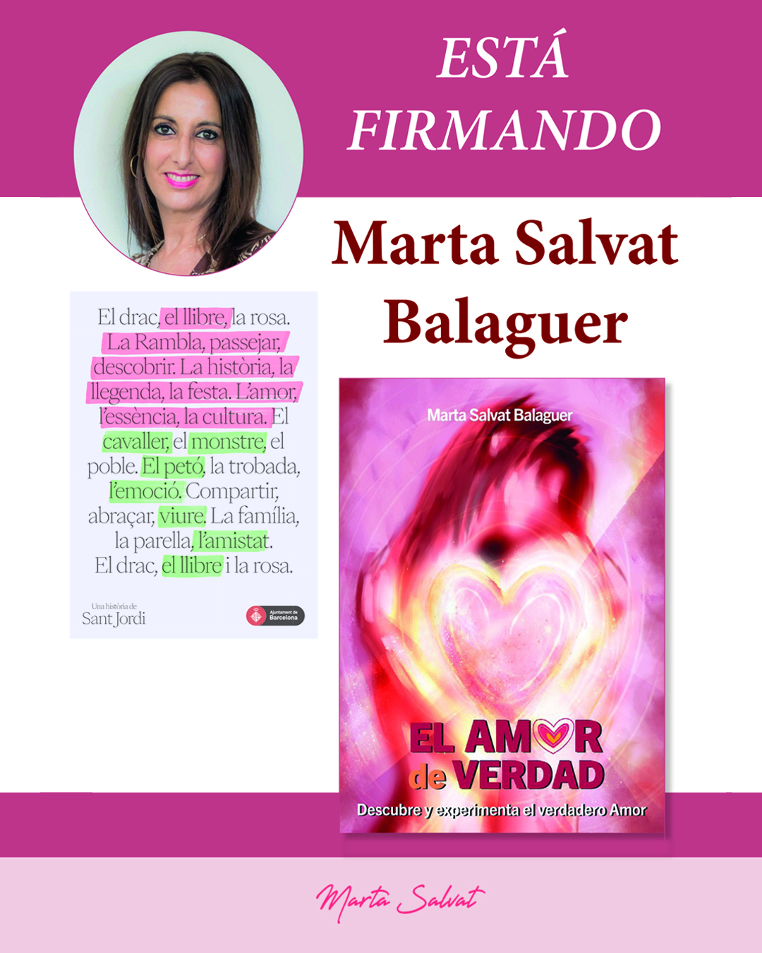 Firma de Libros en Sant Jordi - 23 de abril