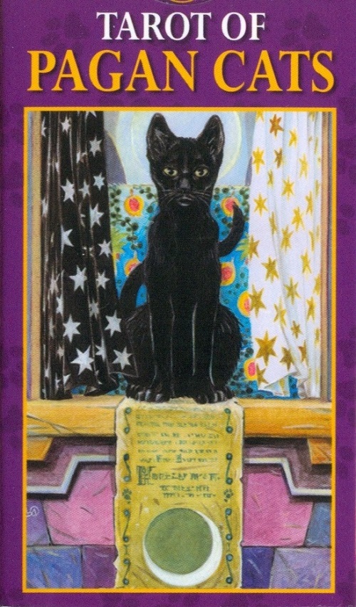 Tarot mini of pagan cats