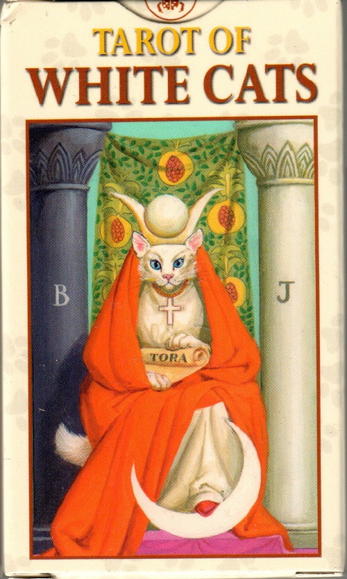 
            Tarot mini of white cats