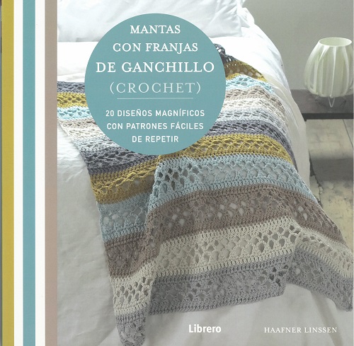 
            Mantas con franjas de ganchillo (crochet)