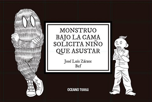 
            Monstruo bajo la cama solicita niño que asustar