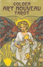 Tarot mini golden art nouveau