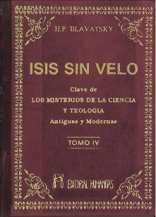 
            Isis sin velo (Tomo IV)