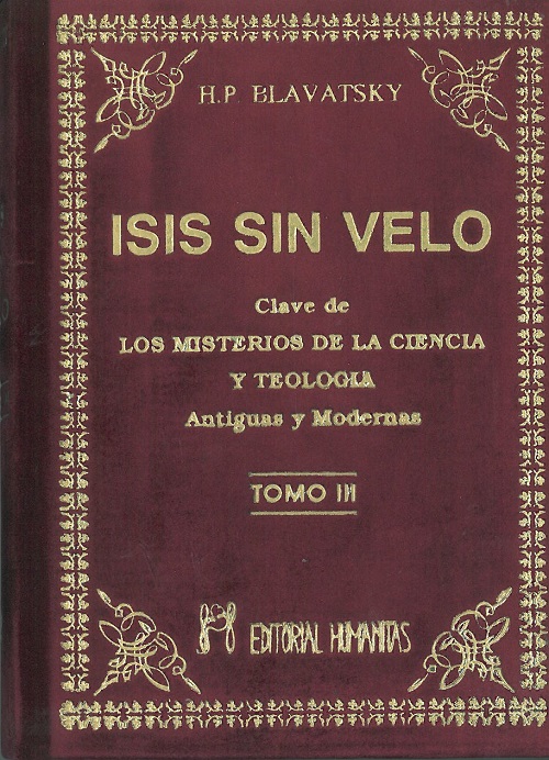 
            Isis sin velo (Tomo III)