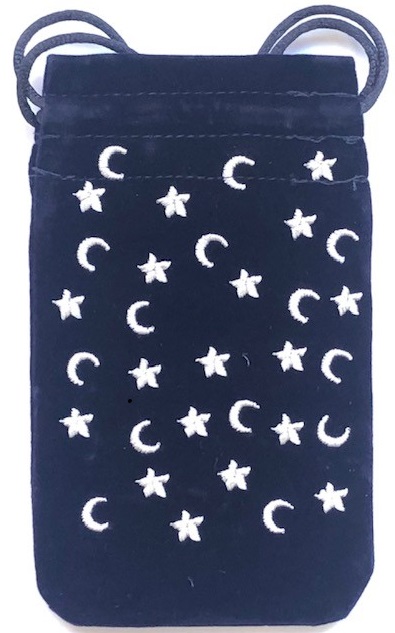 
            Mini bolsa luna y estrellas