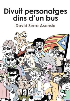 
            Divuit personatges dins d'un bus