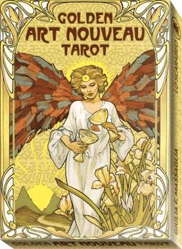 Golden art nouveau tarot