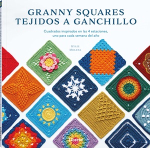 
            Granny squares tejidos a ganchillo